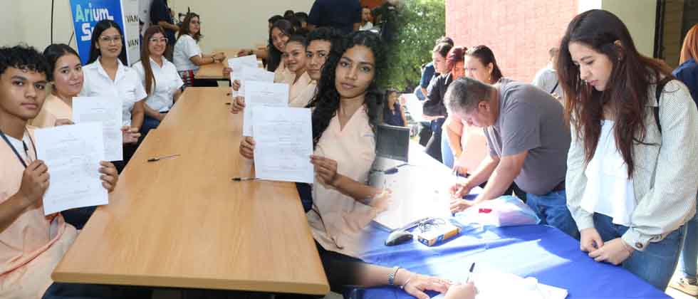 Cientos de jóvenes son contratados por diferentes empresas en el occidente del país