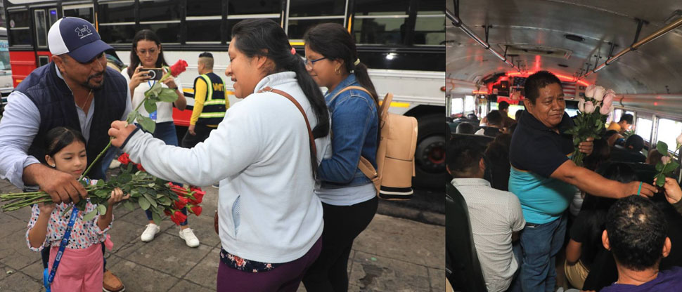 Mesa Nacional del Transporte agasaja a las madres en su día