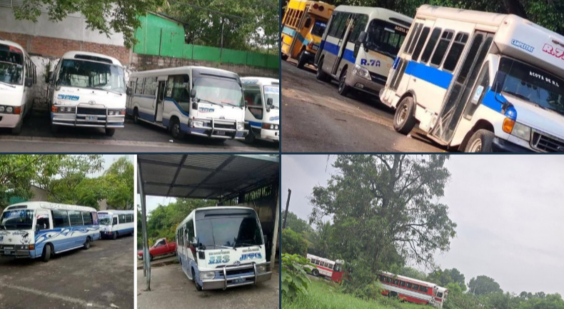 Denuncian que unidades de transporte de distintas rutas no salieron a trabajar este lunes