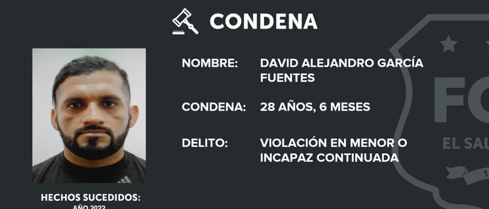 Más de 28 años de prisión a sujeto por engañar a niña y abusar de ella