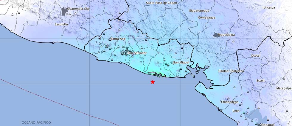 11 réplicas registra el MARN tras fortísimo sismo de 5.7 grados esta mañana de miércoles