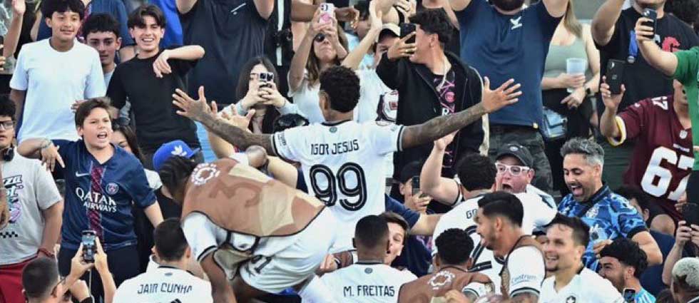Par-ti-da-zo: ¡Botafogo da el primer batacazo del Mundial y tumba al PSG!
