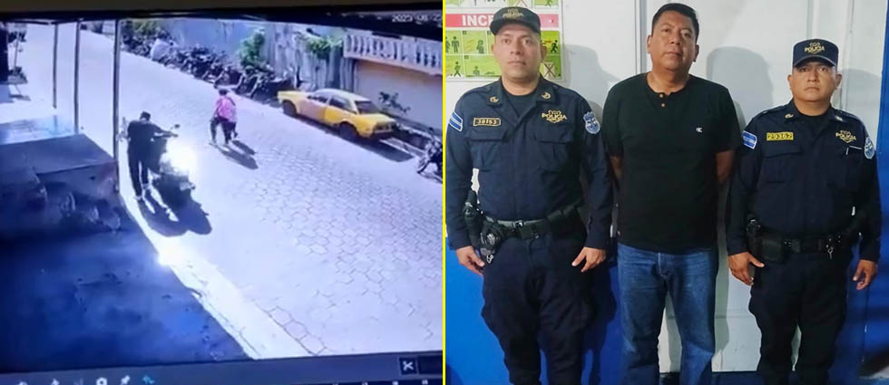 Sujeto hurta motocicleta en Cuscatlán sin imaginar que estaba siendo grabado