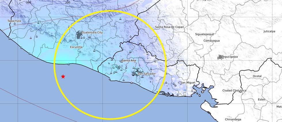 Fortísimo sismo de 5.4 grados en Guatemala sacudió la mitad de El Salvador