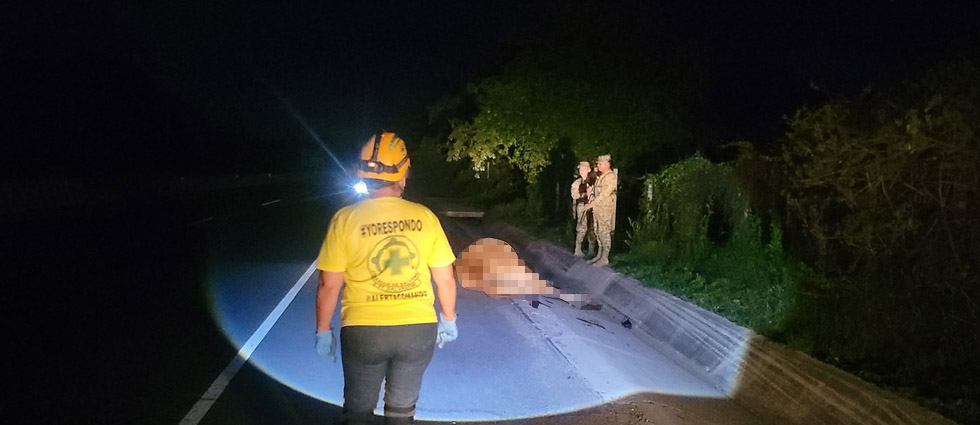Conductor sufre siniestro vial tras impactar contra una vaca en La Paz