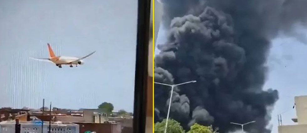 ¡Avión con 242 pasajeros se estrella en la India!