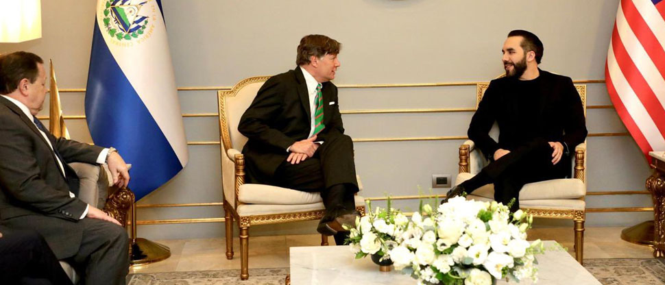 Vicesecretario de Estado de EEUU se reúne con el Presidente Bukele y destaca la sólida relación bilateral