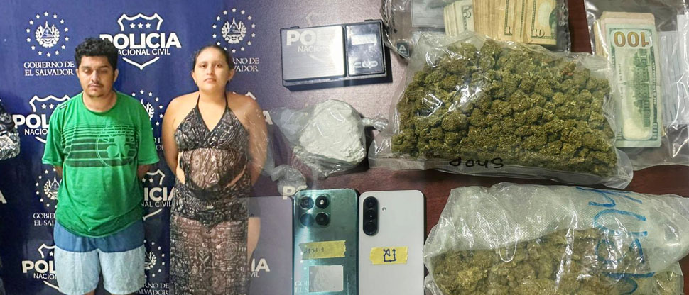 Capturan a hombre ebrio y mujer que llevaban drogas en vehículo en el que se accidentaron