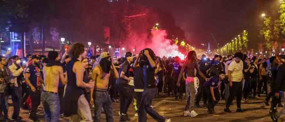 La celebración por la Champions League termina mal en Paris con 559 detenidos y 2 personas sin vida
