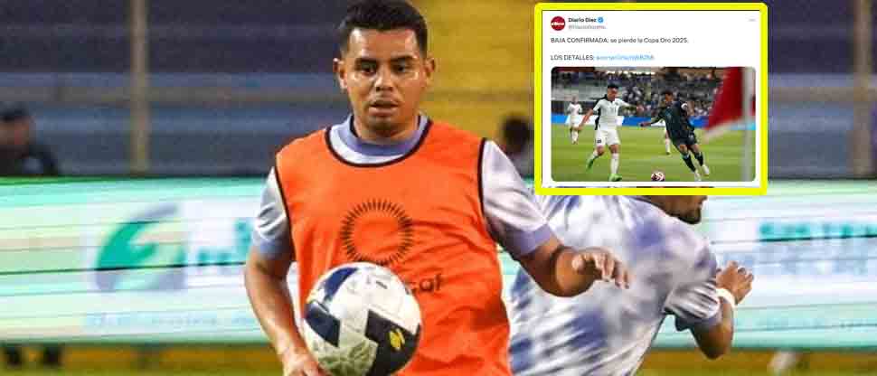 Importante diario deportivo hondureño destaca la noticia de la lesión de Alex Larín