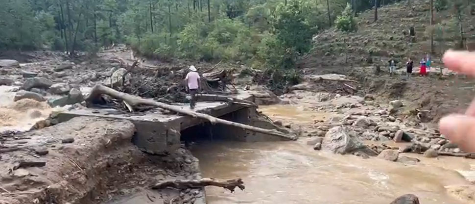 Varios municipios de Ocotepeque, Honduras, están incomunicados por las lluvias