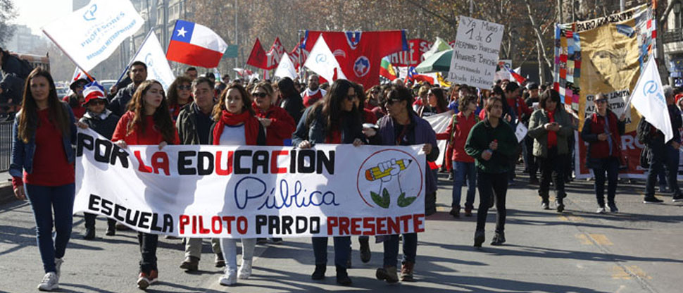 CHILE: profesores desarrollan paro nacional por 48 horas
