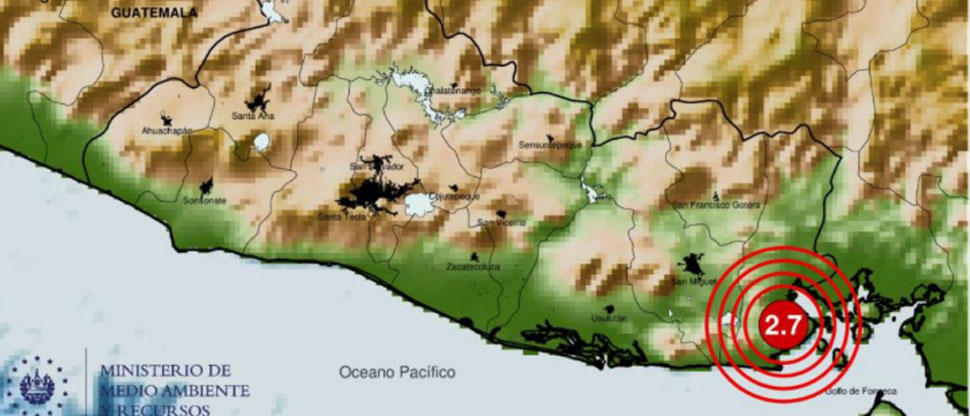 Sismo sacude el distrito de Conchagua y sus alrededores esta mañana