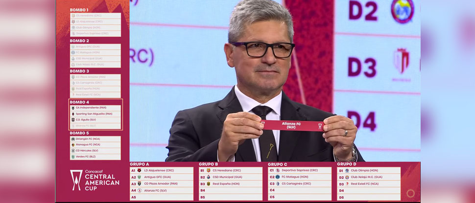 Estos son los rivales de Alianza, Águila y Hércules en la Copa Centroamericana 