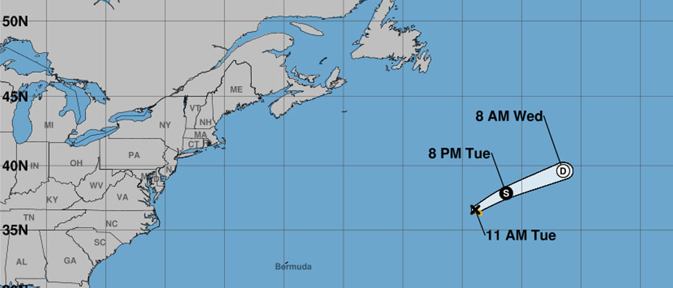 Se forma la primera tormenta tropical de la temporada de huracanes del Atlántico