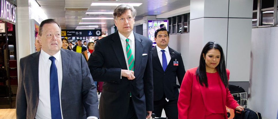 Vicesecretario de Estado de EEUU ya se encuentra en el país