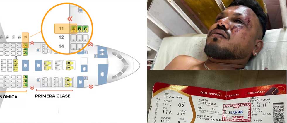 Sobreviviente del accidente aéreo viajaba en el asiento 11A