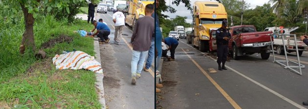 Un fallecido y dos lesionados tras brutal choque en San Juan Talpa