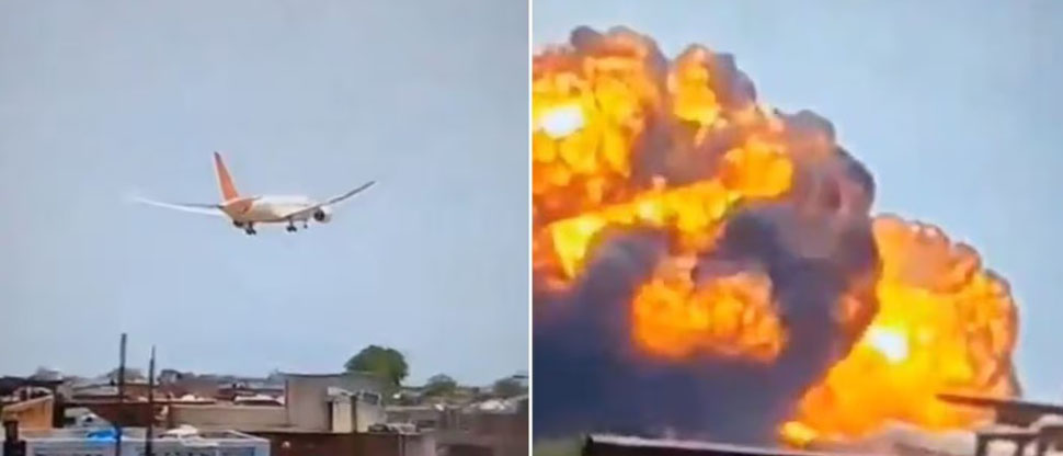 Avión de Air India con 242 pasajeros se estrella y solo hay un sobreviviente