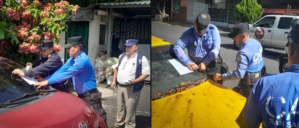 Dan ultimátum a dueños de vehículos en estado de abandono en San Salvador