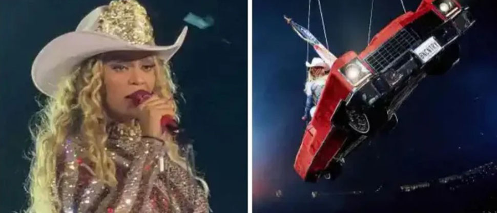 Falla técnica pone en riesgo la vida de la cantante Beyonce