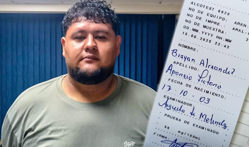 Este es el responsable de provocar un accidente y lesionar gravemente a un motociclista