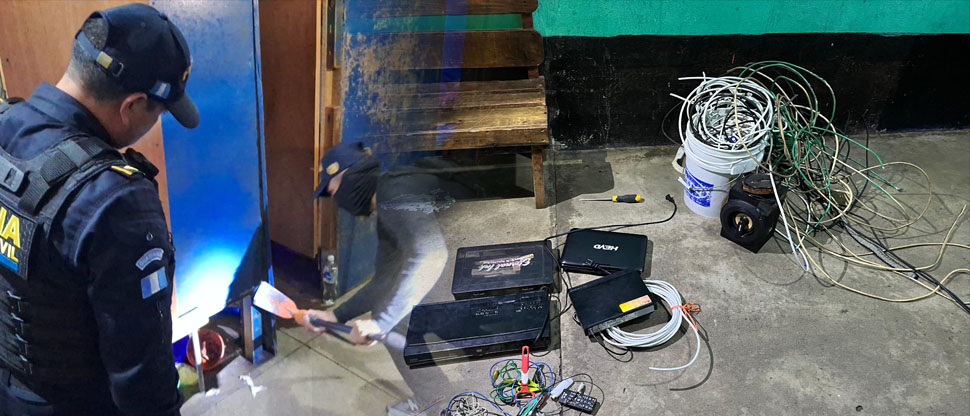 GUATEMALA: localizan routers y cables para internet durante requisa en cárcel de Chimaltenango