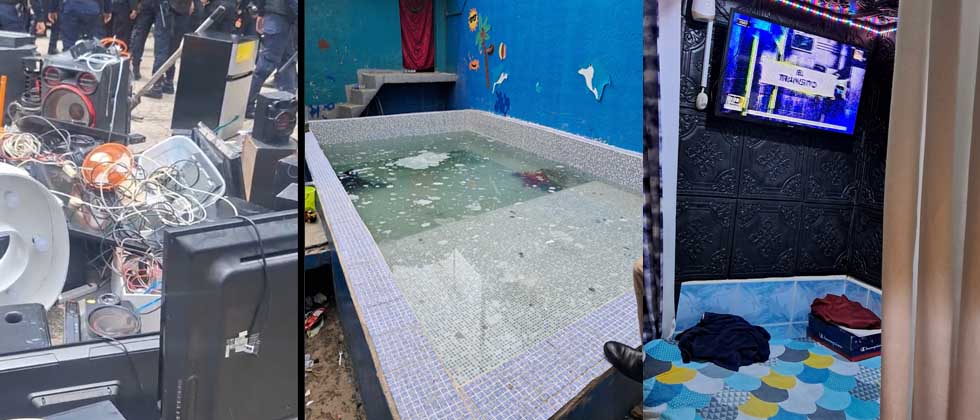 ¡Hasta una piscina tenían!: PNC de Guatemala incauta armas, pantallas, videojuegos y  ventiladores en cárcel