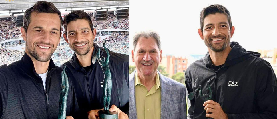 Marcelo Arévalo y Mate Pavić reciben el premio de la dupla número 1 del mundo