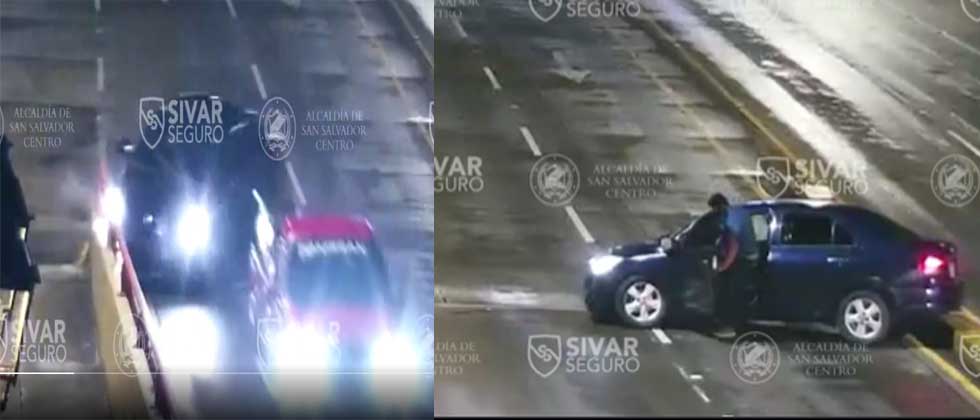 Así ocurrió el fuerte accidente de tránsito sobre la 49 avenida Norte
