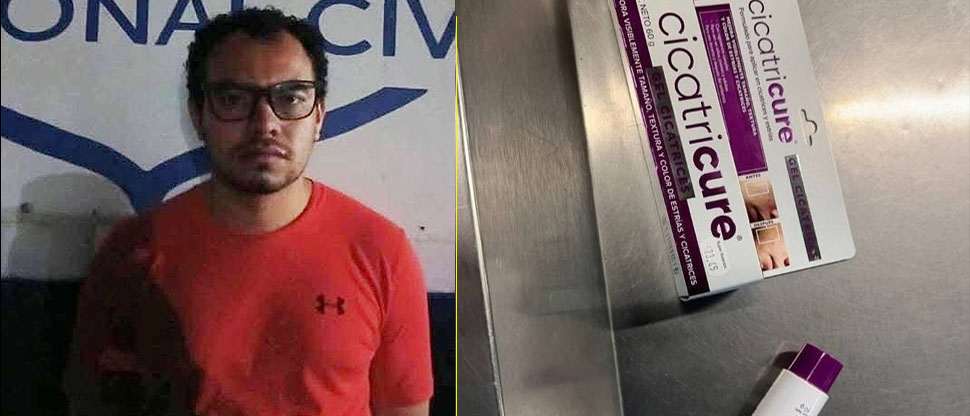 Capturan a sujeto que hurtó en un centro comercial producto para eliminar arrugas