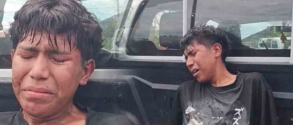 Viralizan a delincuente que llora tras enfrentarse a policías en Honduras