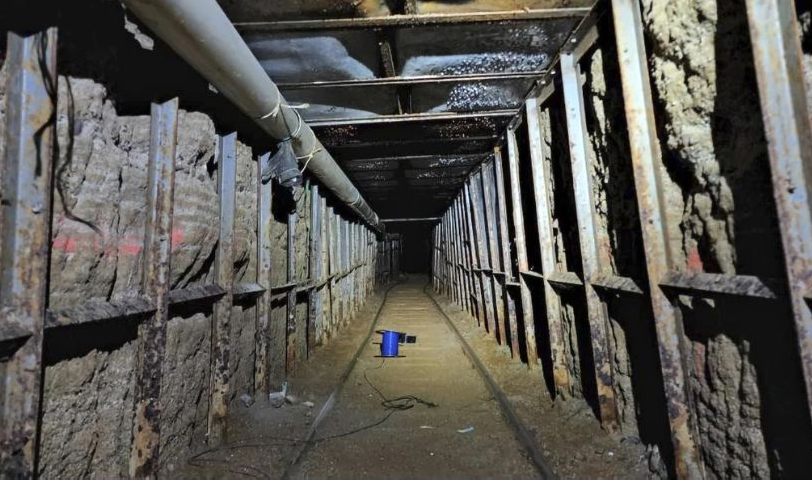 Descubren narcotúnel en Tijuana que conecta con San Diego, EE. UU.