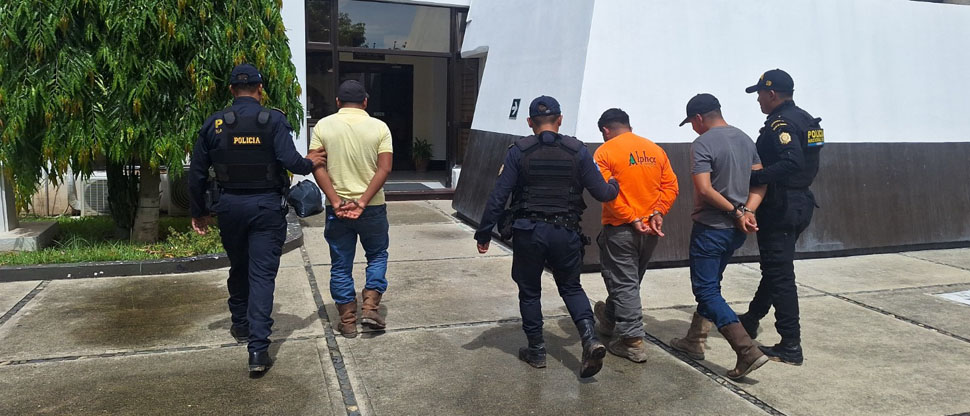 PNC de Guatemala captura a tres integrantes de la banda de asaltantes “Los primos”