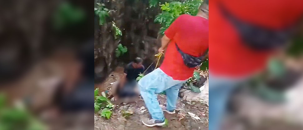 Hombre es arrastrado por la fuerte corriente de una quebrada en Usulután