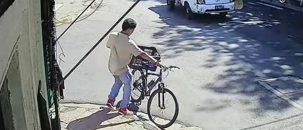 Denuncian a sujeto que hurtó una bicicleta en Ciudad Delgado