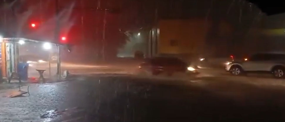 Lluvias provocaron fuertes inundaciones en Santa Ana
