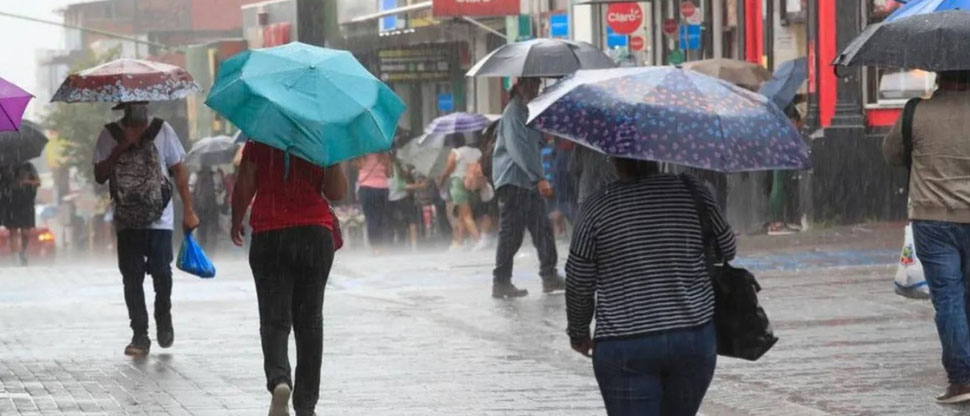 Se esperan lluvias para este domingo e inicios de semana