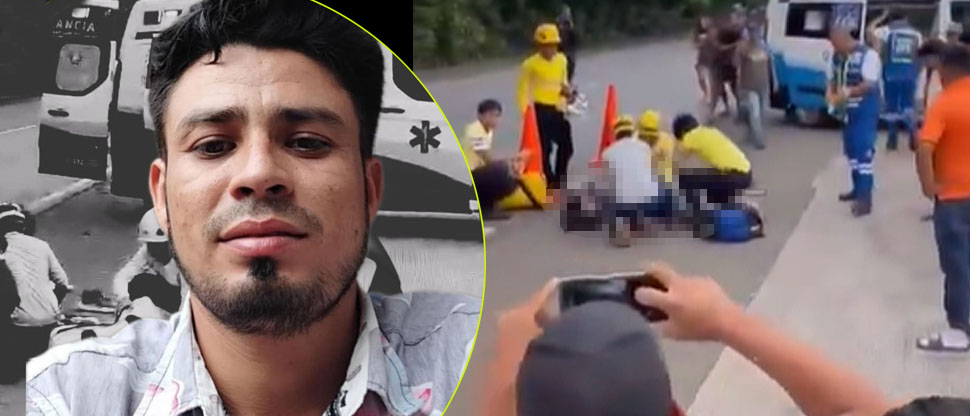 Él era Eliseo, motociclista que falleció tras accidente vial en Sonsonate