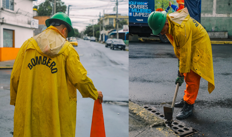 Protección Civil realiza monitoreo preventivo en calles y avenidas debido a las lluvias