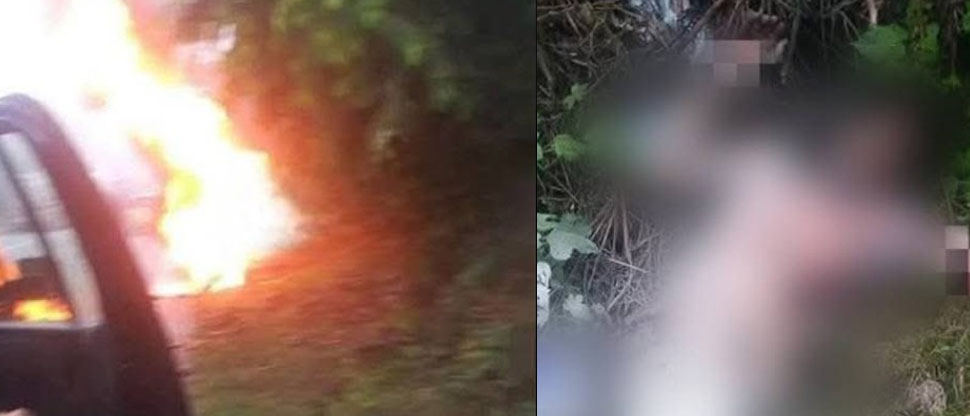 Motociclista se accidenta y casi pierde la vida tras incendiarse con todo y moto