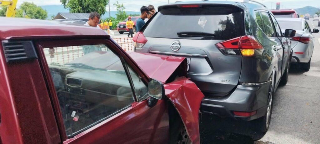 Se registra múltiple accidente en carretera Panamericana