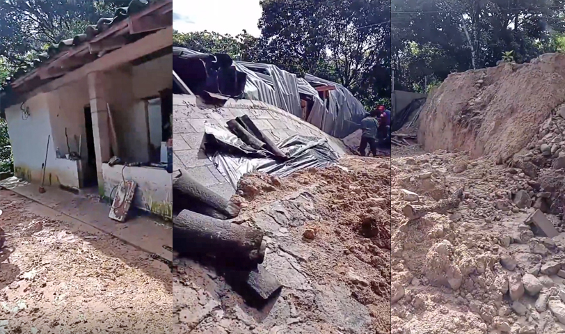 Vivos de milagro: pareja de ancianos sobrevive tras colapso de muro en su vivienda