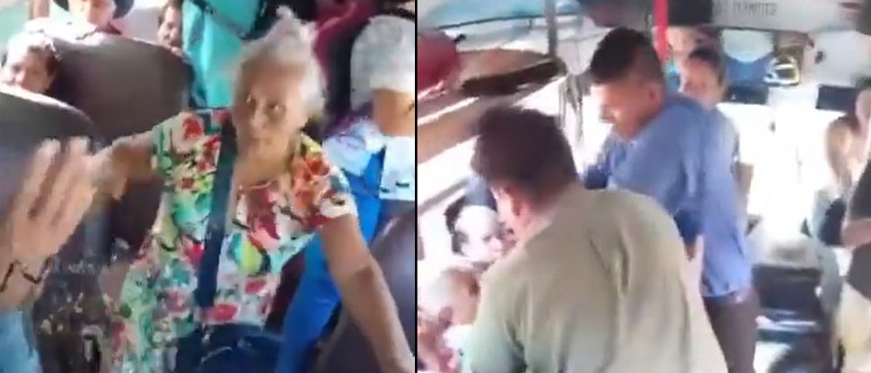 Así neutralizaron a la anciana del cuchillo que atentó contra un predicador en la ruta 155