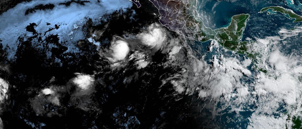 Autoridades meteorológicas vigilan tres fenómenos climáticos en el Pacífico