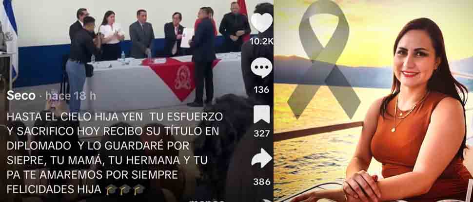 Papá llega a recoger el título de universidad de su hija tras fallecer por una dura enfermedad