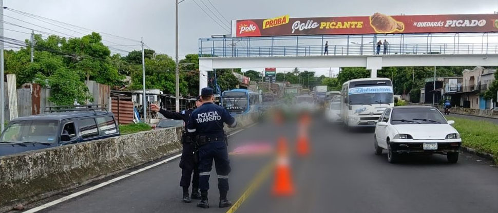 Hombre fallece atropellado a pocos metros de una pasarela en carretera Panamericana