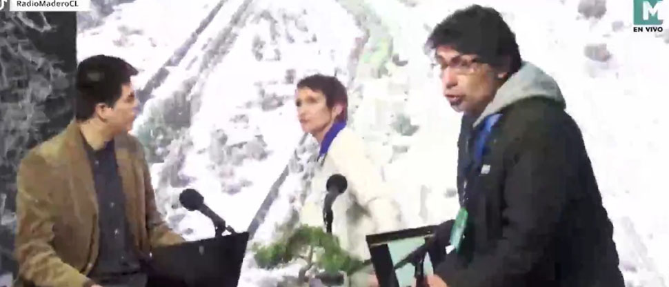 Periodistas y su invitada corren tras fuerte sismo que se registró en Chile