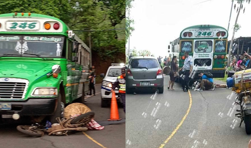 Vendedor de pan pierde la vida tras fuerte accidente en Sonsonate