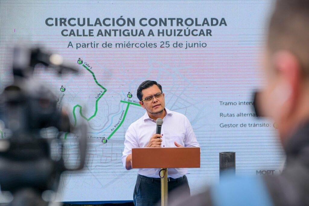 Presentan plan vial a implementar por trabajos que ANDA realizará en calle antigua a Huizúcar